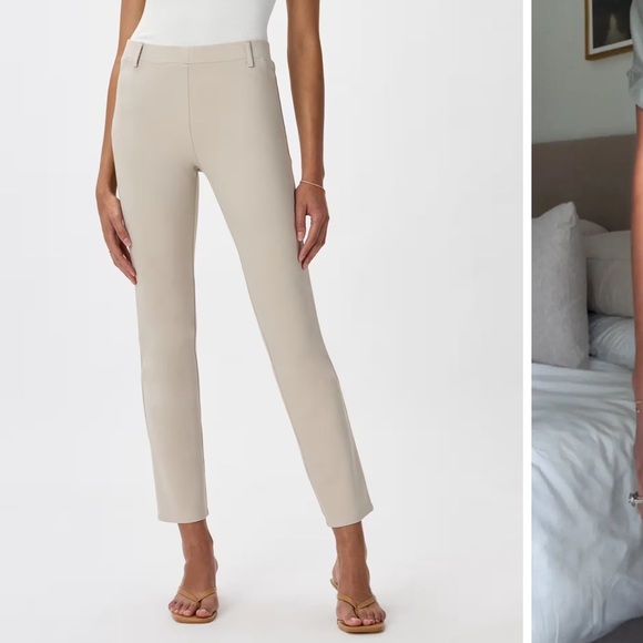 Quince Ultra-Stretch Ponte Straight Leg Pants 30” Women’s Sz L - Picture 2 of 10